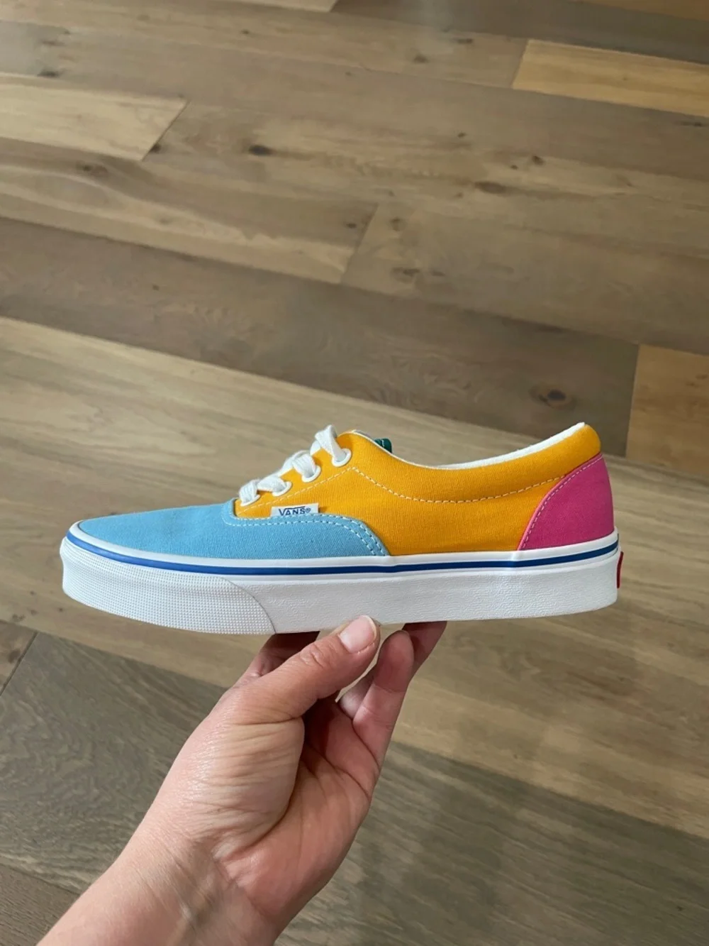 Vans Era Canvas 'Colorblock' Sneakers Women’s Size 7 Men’s Size 5.5